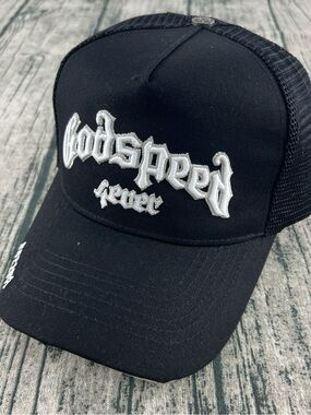 Godspeed Forever Black Trucker Hat